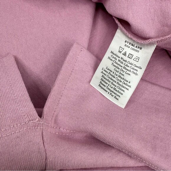 Everlane Women's NWT Mauve Purple The Organic Cotton Polo Shirt Dress S/C40 - Picture 9 of 15